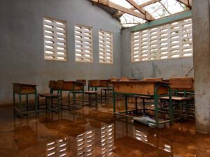 Ecole National de Beaumont without roof