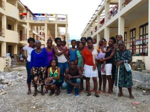 Families living in school in Jeremie