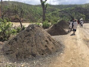 Sand pulled from river