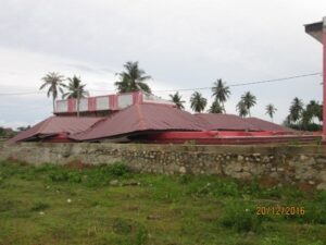 Damaged building in Pidie Jaya